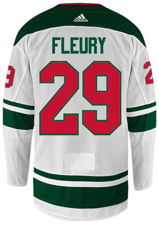 adidas Adult Jersey Marc-Andre Fleury adidas Minnesota Wild adidas White Authentic Player Jersey - Men's