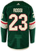 adidas Adult Jersey Marco Rossi Minnesota Wild adidas Green Authentic Player Jersey
