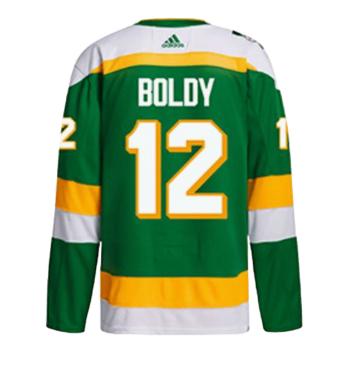 adidas Adult Jersey Matt Boldy Minnesota Wild adidas 2023 Green 3rd Jersey Alternate Authentic Player Jersey