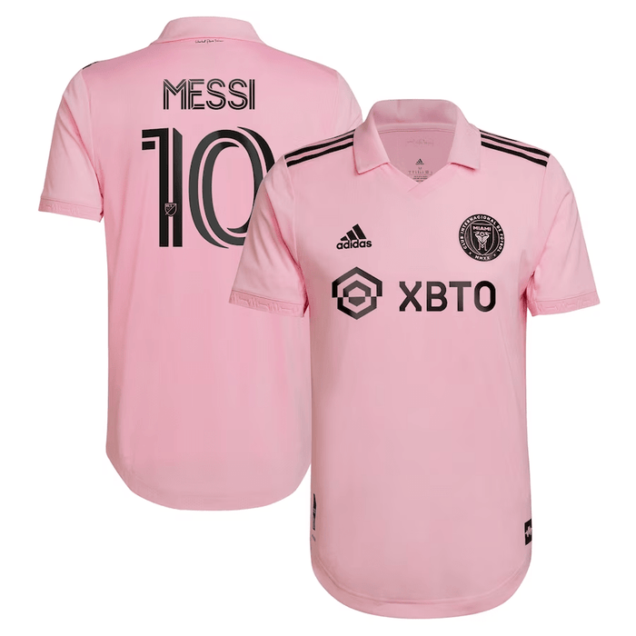 Men's Inter Miami CF Lionel Messi adidas Pink 2023 The Heart Beat Kit Authentic Jersey