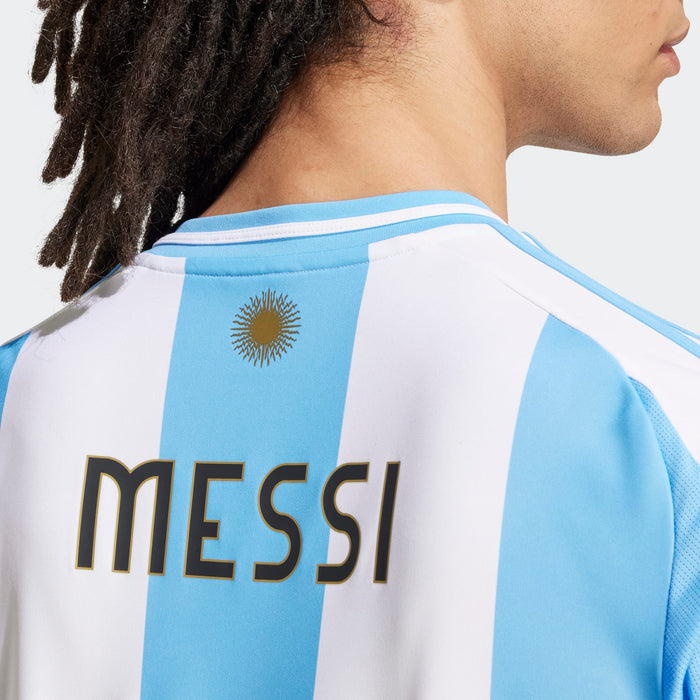 adidas Adult Jersey Men's Lionel Messi Argentina adidas White/Blue 2024 Classic Player Jersey