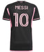 Men's Lionel Messi Inter Miami CF adidas Black 2024 Away Authentic Jersey