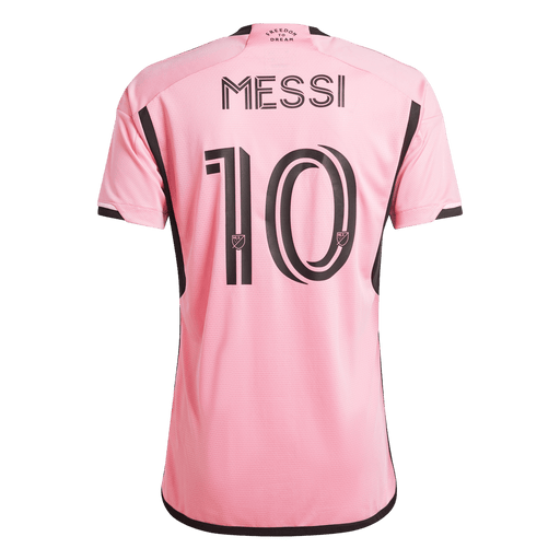 adidas Adult Jersey Men's Lionel Messi Inter Miami CF adidas Pink 2024-25 Home Authentic Jersey
