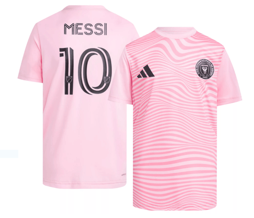 adidas Shirts Youth Lionel Messi Inter Miami CF adidas Tru Pink Performance T-Shirt