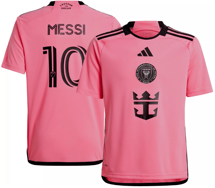 adidas Youth Jersey Youth Inter Miami CF Lionel Messi adidas Pink 2024 2getherness Replica Jersey