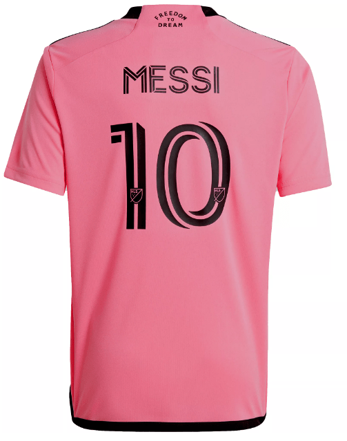 adidas Youth Jersey Youth Inter Miami CF Lionel Messi adidas Pink 2024 2getherness Replica Jersey