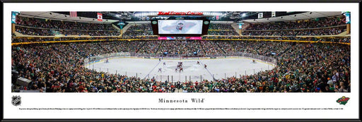 Blakeway Novelty Standard - 40 1/4" x 13 3/4" Adult Minnesota Wild Center Ice Xcel Energy Center Panorama - Unisex