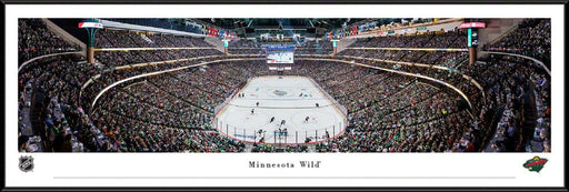 Blakeway Novelty Standard - 40 1/4" x 13 3/4" Adult Minnesota Wild End of Ice Xcel Energy Center Panorama - Unisex
