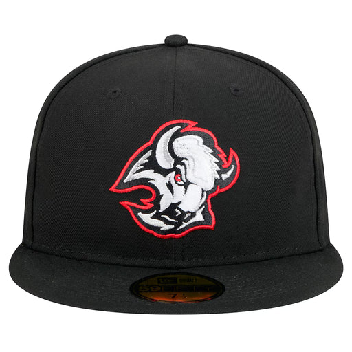 New Era Fitted Hat Adult Buffalo Sabres Vintage New Era Black 59FIFTY Fitted Hat - Men's