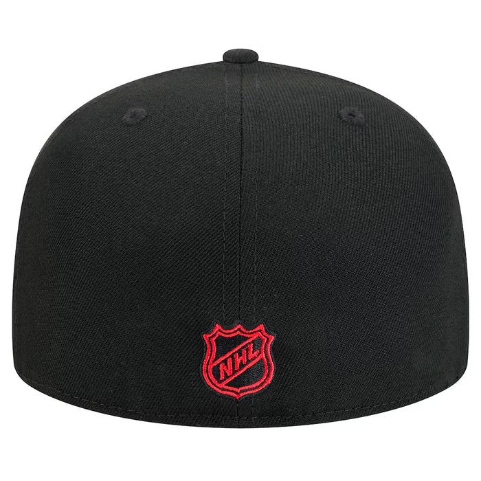 New Era Fitted Hat Adult Buffalo Sabres Vintage New Era Black 59FIFTY Fitted Hat - Men's