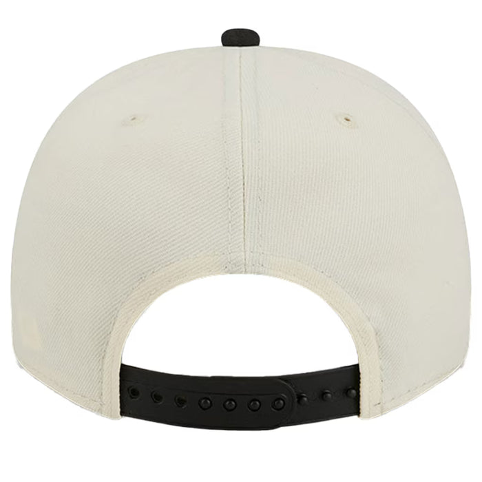 Adult Chicago Bulls New Era Chrome Mascot Illustrated A-Frame 9FIFTY Adjustable Snapback Hat - Men's