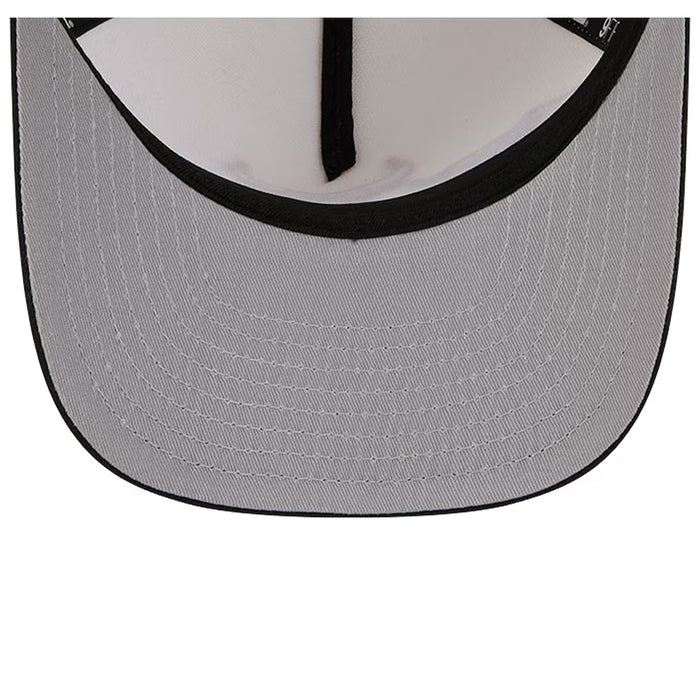 Adult Chicago Bulls New Era Chrome Mascot Illustrated A-Frame 9FIFTY Adjustable Snapback Hat - Men's