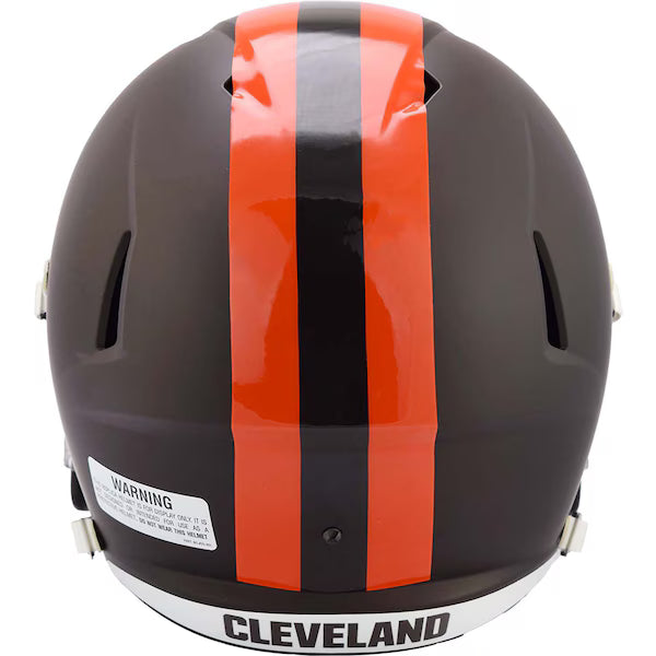 Riddell, Inc. Novelty NFL Cleveland Browns Riddell 2025 On-Field Alternate Riddell Speed Replica Helmet - Unisex