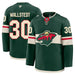 Fanatics Adult Jersey Adult Jesper Wallstedt Minnesota Wild Fanatics Green Premium Official NHL Home Authentic Player Jersey - Men's