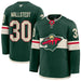 Fanatics Adult Jersey Adult Jesper Wallstedt Minnesota Wild Fanatics Green Premium Official NHL Home Authentic Player Jersey - Men's