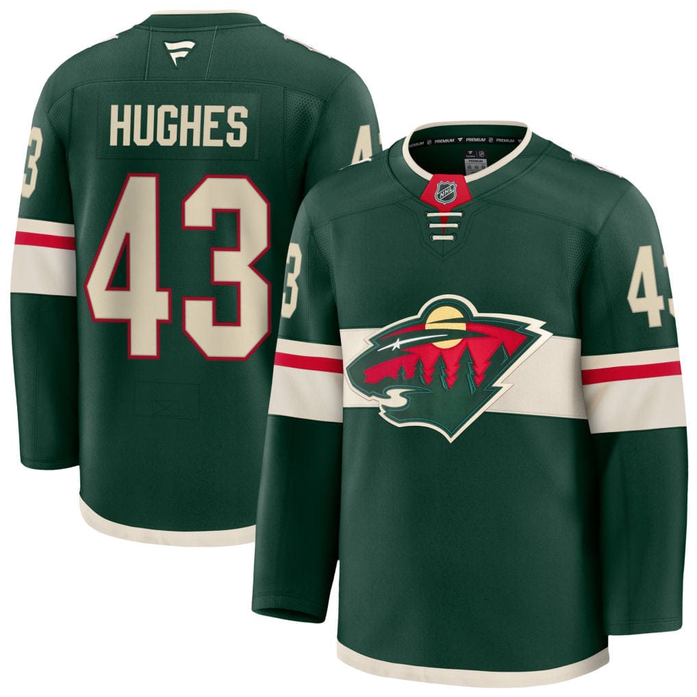 Quinn Hughes Minnesota Wild Pre-Order Jersey Collection