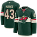 Fanatics Adult Jersey Adult Quinn Hughes Minnesota Wild Fanatics Green Premium Official NHL Home Authentic Player Jersey - Men's