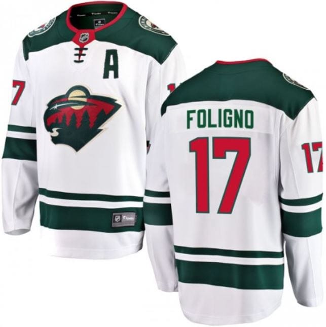 Men's Fanatics Branded Marcus Foligno Green Minnesota Wild Breakaway Jersey