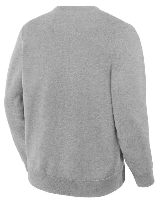 Fanatics Apparel NFL Fanatics Brand Detroit Lions Gray Powerful Throw Legacy Pullover Sweatshirt - Men's