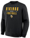 Fanatics Apparel NFL Fanatics Minnesota Vikings Black Powerful Throw Legacy Pullover Sweatshirt - Men's