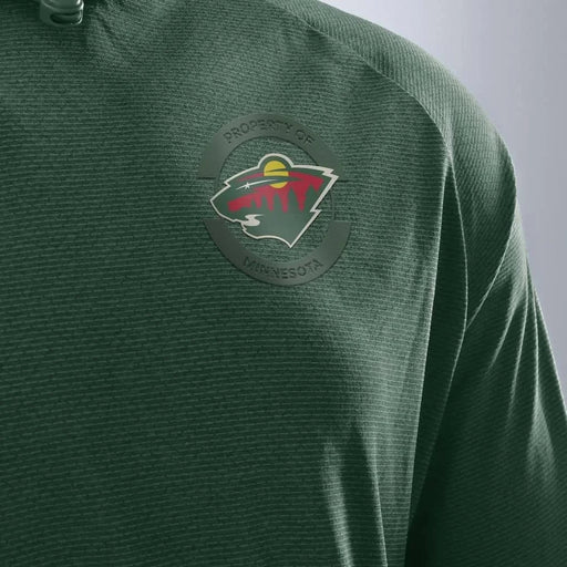 Fanatics Apparel NHL Fanatics Green Minnesota Wild 2025 Authentic Pro Rink Raglan Hoodie - Men's