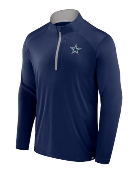 Fanatics Shirts Adult Dallas Cowboys Fanatics Navy Defender Quarter-Zip - Men's