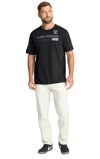 Adult Las Vegas Raiders Fanatics Black Chop Block Legacy T-Shirt - Men's