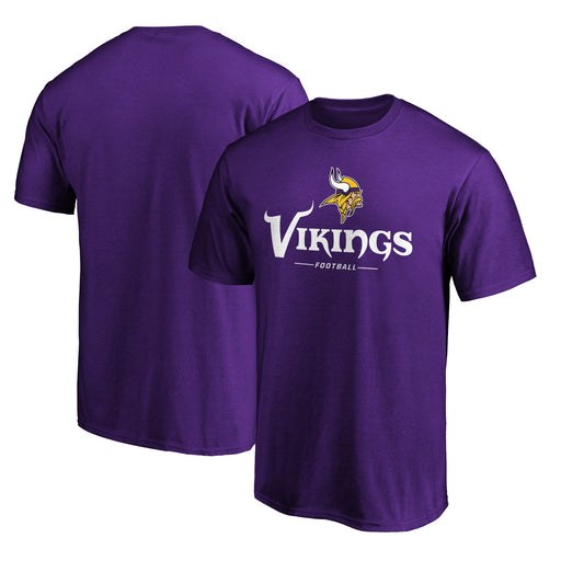 Fanatics Shirts Adult Minnesota Vikings Fanatics Branded Purple Lock Up T-Shirt - Men's