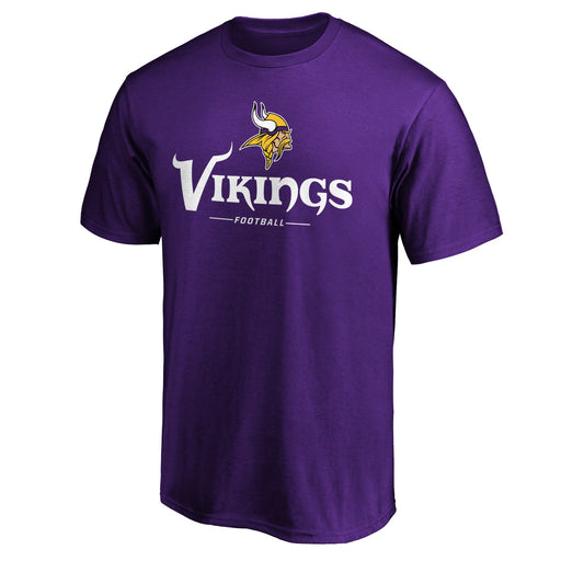 Fanatics Shirts Adult Minnesota Vikings Fanatics Branded Purple Lock Up T-Shirt - Men's