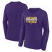 Fanatics Shirts Adult Minnesota Vikings Fanatics Purple Cotton Grip Long Sleeve T-Shirt - Women's