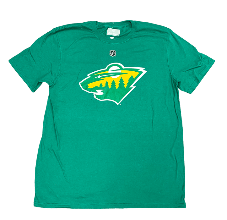 Fanatics Shirts Kirill Kaprizov Minnesota Wild Fanatics Authentic Stack Alternate Green Player T Shirt - Men's
