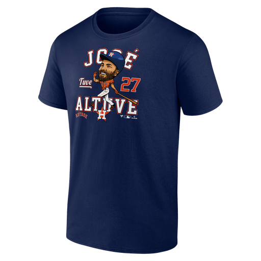 Men's Jose Altuve Houston Astros Fanatics Branded Navy MLB Caricature T-Shirt