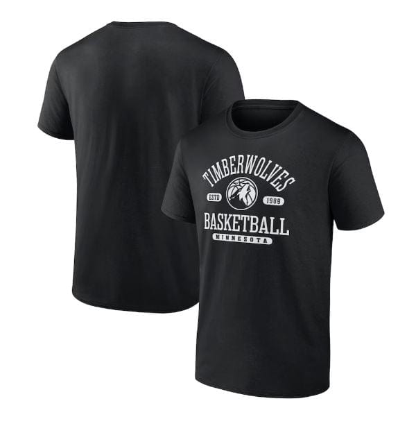 Fanatics Shirts Minnesota Timberwolves Fanatics Calling Plays Black T Shirt - Men's