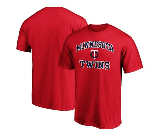 Fanatics Shirts Minnesota Twins Fanatics Red Heart & Soul T Shirt - Men's