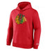 Fanatics Sweatshirts Adult Chicago Blackhawks Fanatics Red Pullover Hooded Sweatshirt - Men's