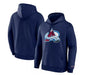 Fanatics Sweatshirts Adult Colorado Avalanche Fanatics Navy Pullover Hooded Sweatshirt - Men's