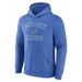 Fanatics Sweatshirts Adult Detroit Lions Fanatics Branded Blue Team Logo Hooded Sweatshirt - Men's