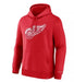 Fanatics Sweatshirts Adult Detroit Red Wings Fanatics Red Pullover Hooded Sweatshirt - Men's