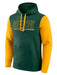 Fanatics Sweatshirts Adult Green Bay Packers Fanatics Green/Gold Outline Cotton Fleece Hooded Sweatshirt - Men's