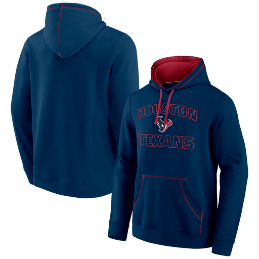 Fanatics Sweatshirts Adult Houston Texans Fanatics Navy Team Logo Hooded Sweatshirt - Men's