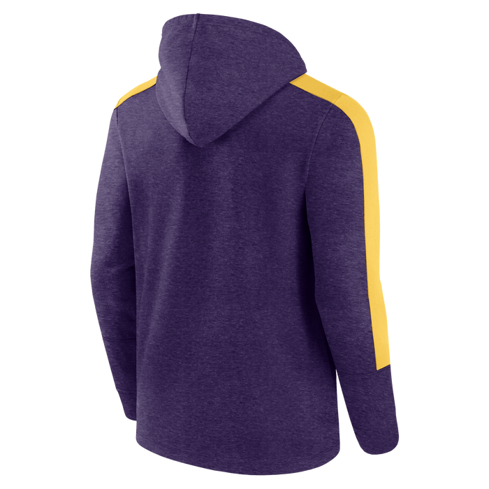 Fanatics Sweatshirts Adult Minnesota Vikings Fanatics Purple Gains Fleece Full Zip Sweatshirt - Men's