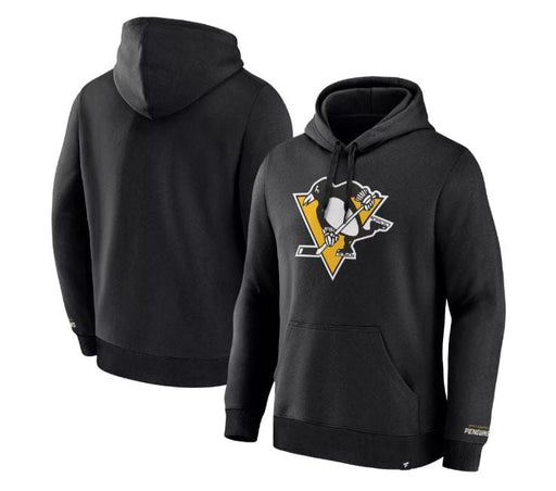 Fanatics Sweatshirts Adult Pittsburgh Penguins Fanatics Black Pullover Hooded Sweatshirt - Men's