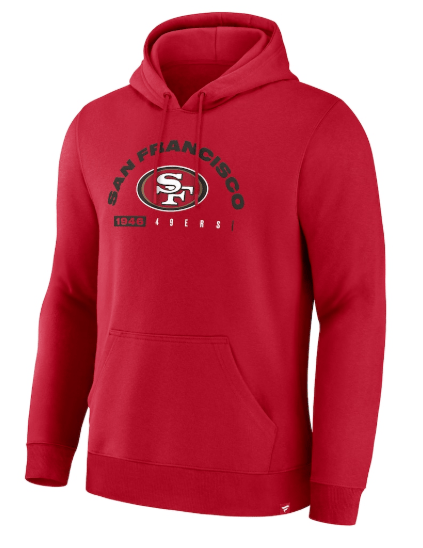 Fanatics Sweatshirts Adult San Francisco 49ers Fanatics Red Delay of Game Legacy Hooded Sweatshirt - Men's