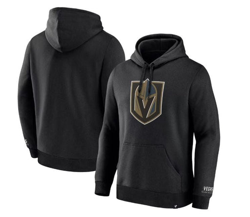 Fanatics Sweatshirts Adult Vegas Golden Knights Fanatics Black Pullover Hooded Sweatshirt - Men's