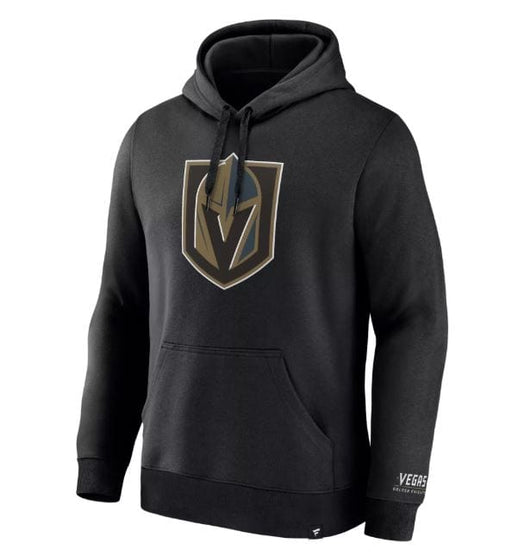 Fanatics Sweatshirts Adult Vegas Golden Knights Fanatics Black Pullover Hooded Sweatshirt - Men's