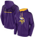 Fanatics Sweatshirts Minnesota Vikings Fanatics Branded Purple Defender Streaky Hooded Sweatshirt - Men's
