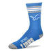 For Bare Feet Apparel NFL LARGE 4 STRIPE DEUCE SOCK - Detroit Lions