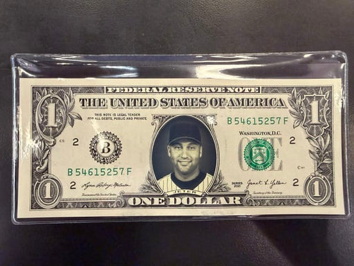Fusion Media Novelty MLB FAMOUS FACES DOLLAR BILLS - JETER