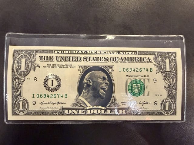 Fusion Media Novelty NBA FAMOUS FACES DOLLAR BILLS - GARNETT