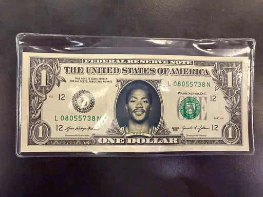 Fusion Media Novelty NBA FAMOUS FACES DOLLAR BILLS - ROSE